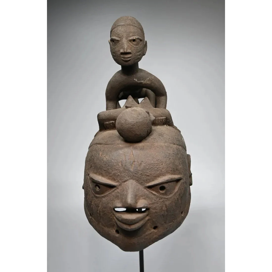 Yoruba Gelede Mask with Copulating Couple, Nigeria - Image 5