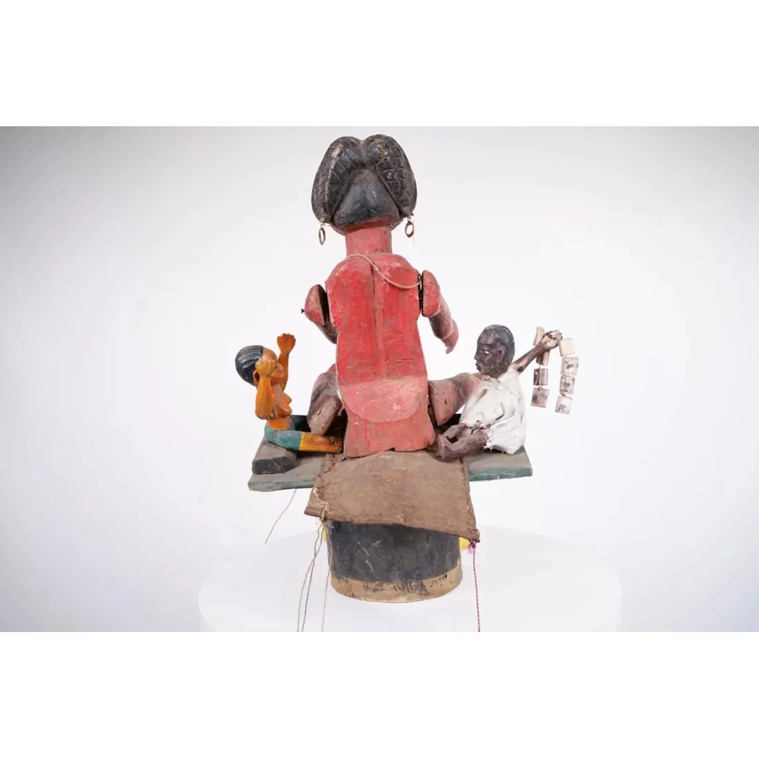 Yoruba Gelede Mask With Three Figures, Nigeria #1122 - Image 6