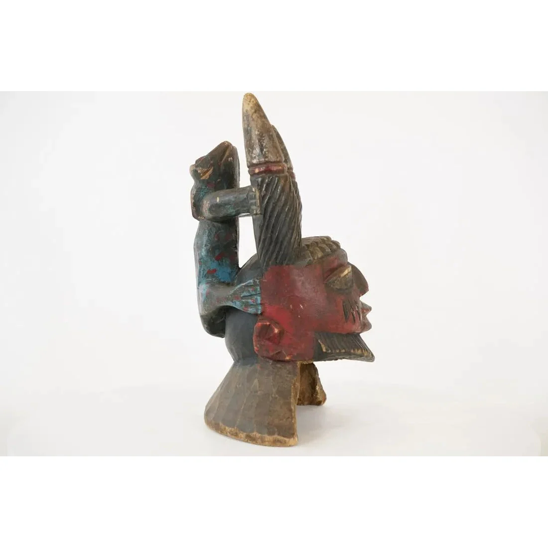 Yoruba Headcrest, Nigeria #1062 - Image 4