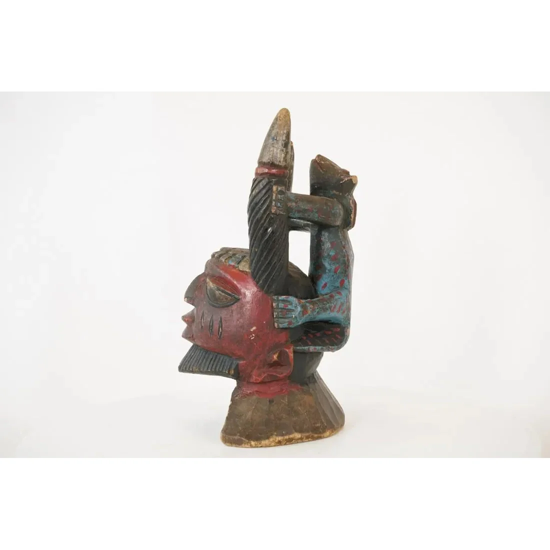 Yoruba Headcrest, Nigeria #1062 - Image 5