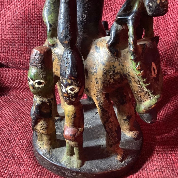 Yoruba Male Equestrian Epa Figure, Nigeria #410 - Image 6
