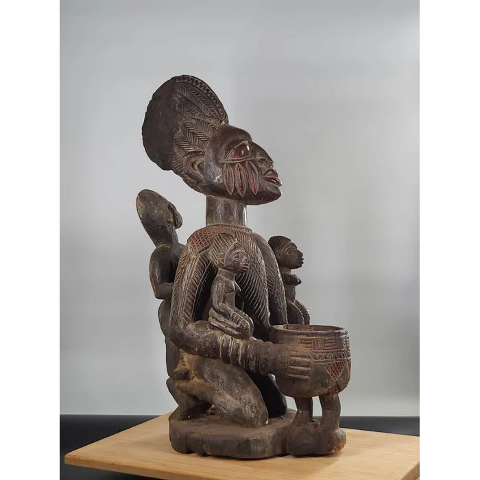 Yoruba Ifa Divination Cup Carrier, Nigeria # - Image 3