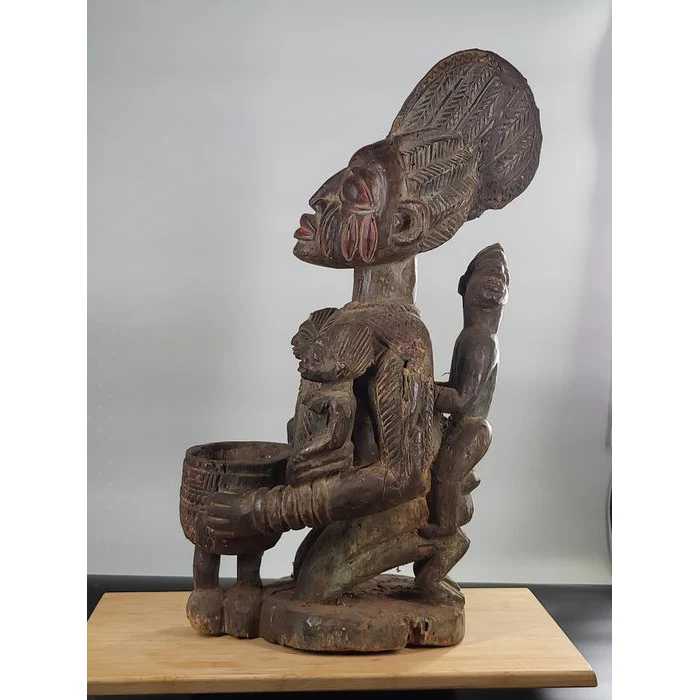 Yoruba Ifa Divination Cup Carrier, Nigeria # - Image 5