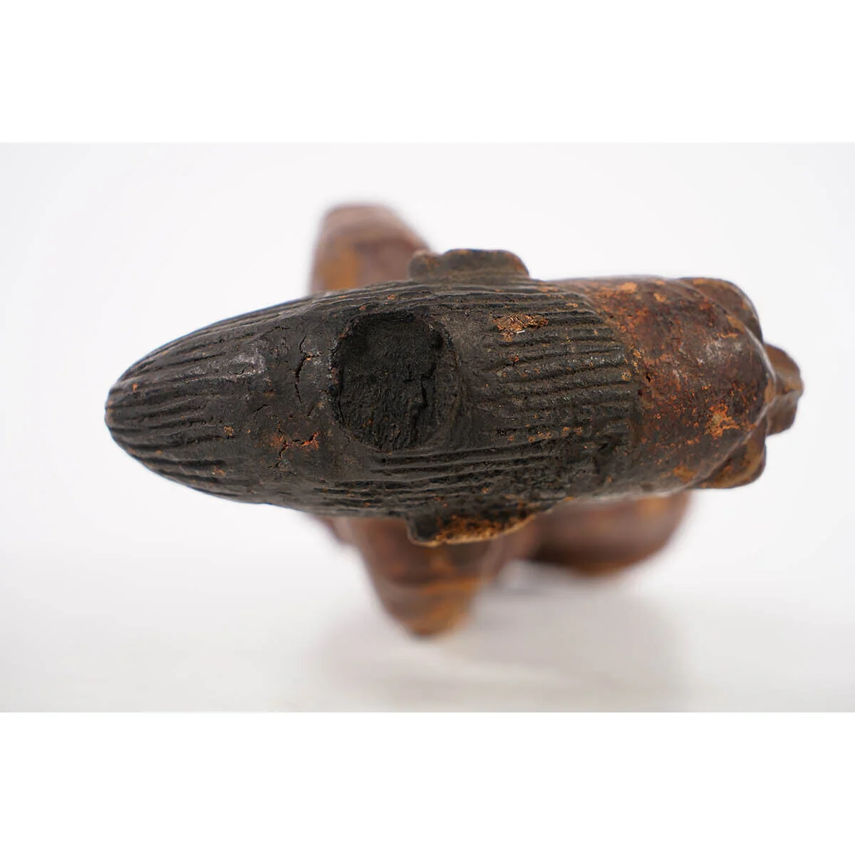 Yoruba Kneeling Female Figure, Nigeria #1111 - Image 7