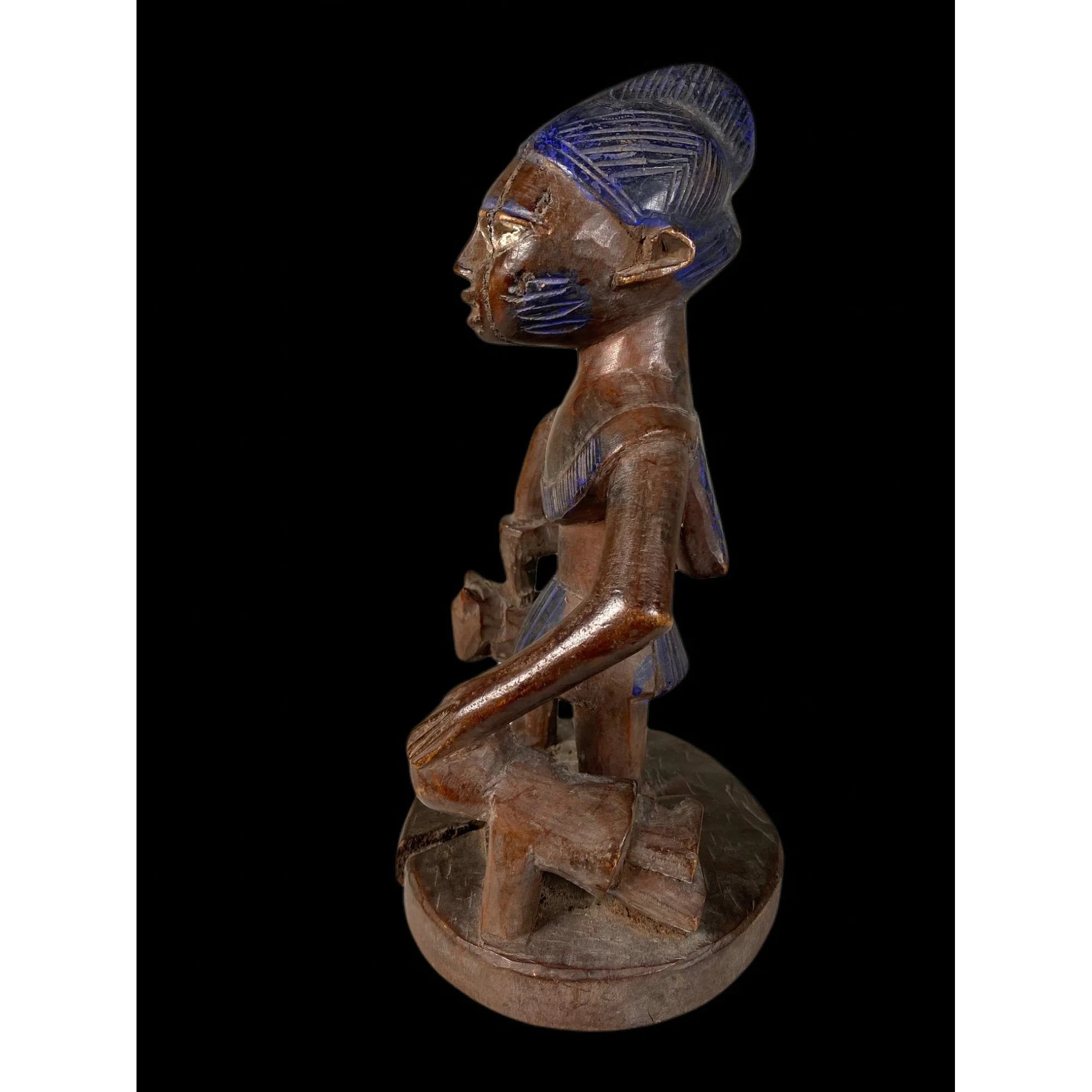 Yoruba Male Figure with Sacrificial Animals, Nigeria PROVENANCE - Image 5