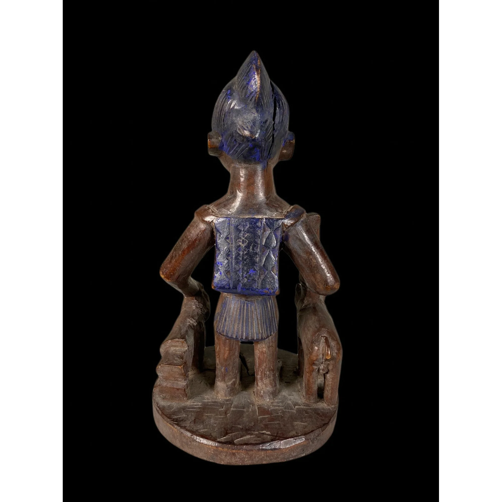 Yoruba Male Figure with Sacrificial Animals, Nigeria PROVENANCE - Image 6