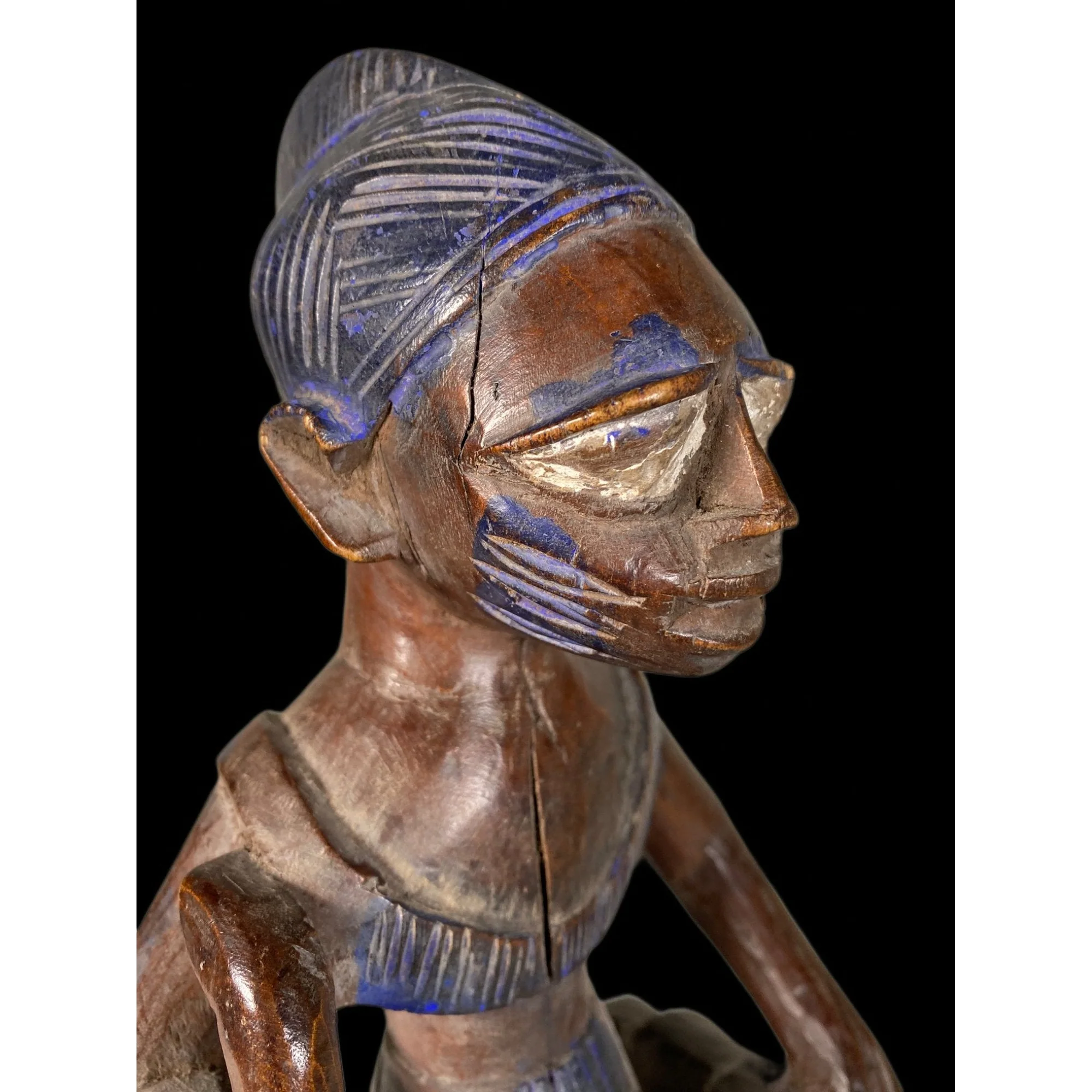 Yoruba Male Figure with Sacrificial Animals, Nigeria PROVENANCE - Image 7