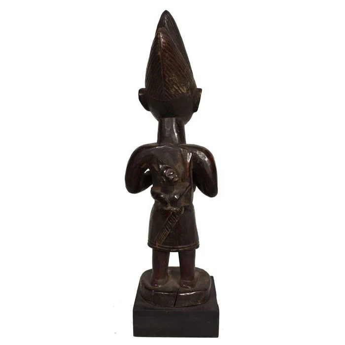 Yoruba Maternity Eshu Ancestor Figure, Nigeria #328 - Image 3