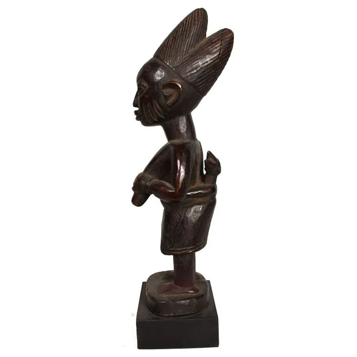 Yoruba Maternity Eshu Ancestor Figure, Nigeria #328 - Image 4