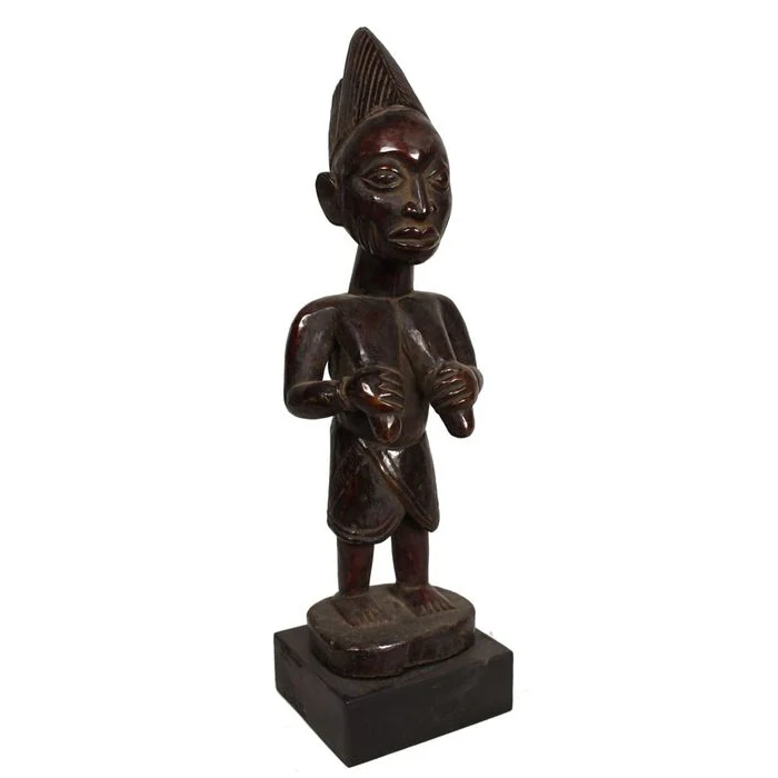 Yoruba Maternity Eshu Ancestor Figure, Nigeria #328 - Image 6
