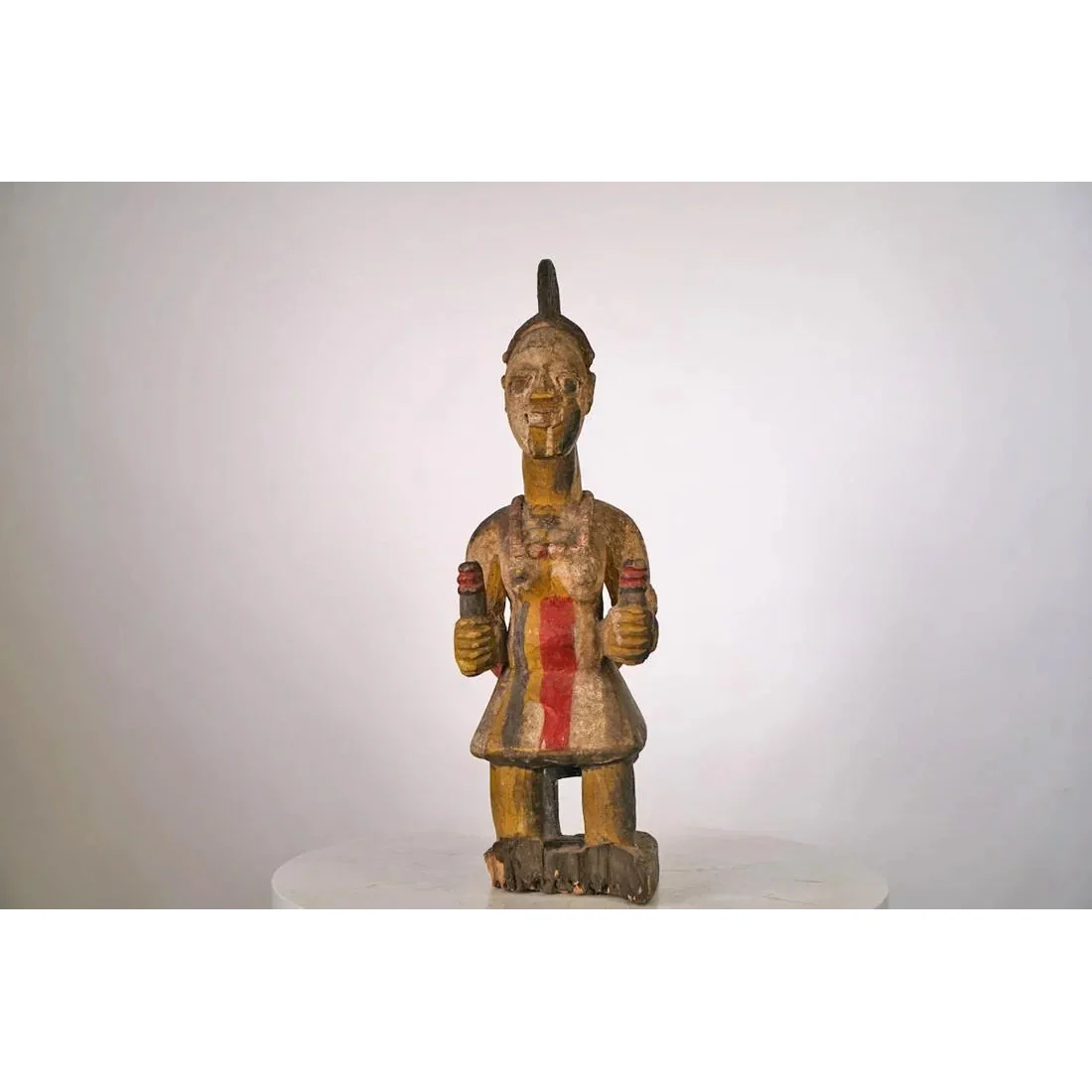 Yoruba Maternity Figure, Nigeria #1069 - Image 2