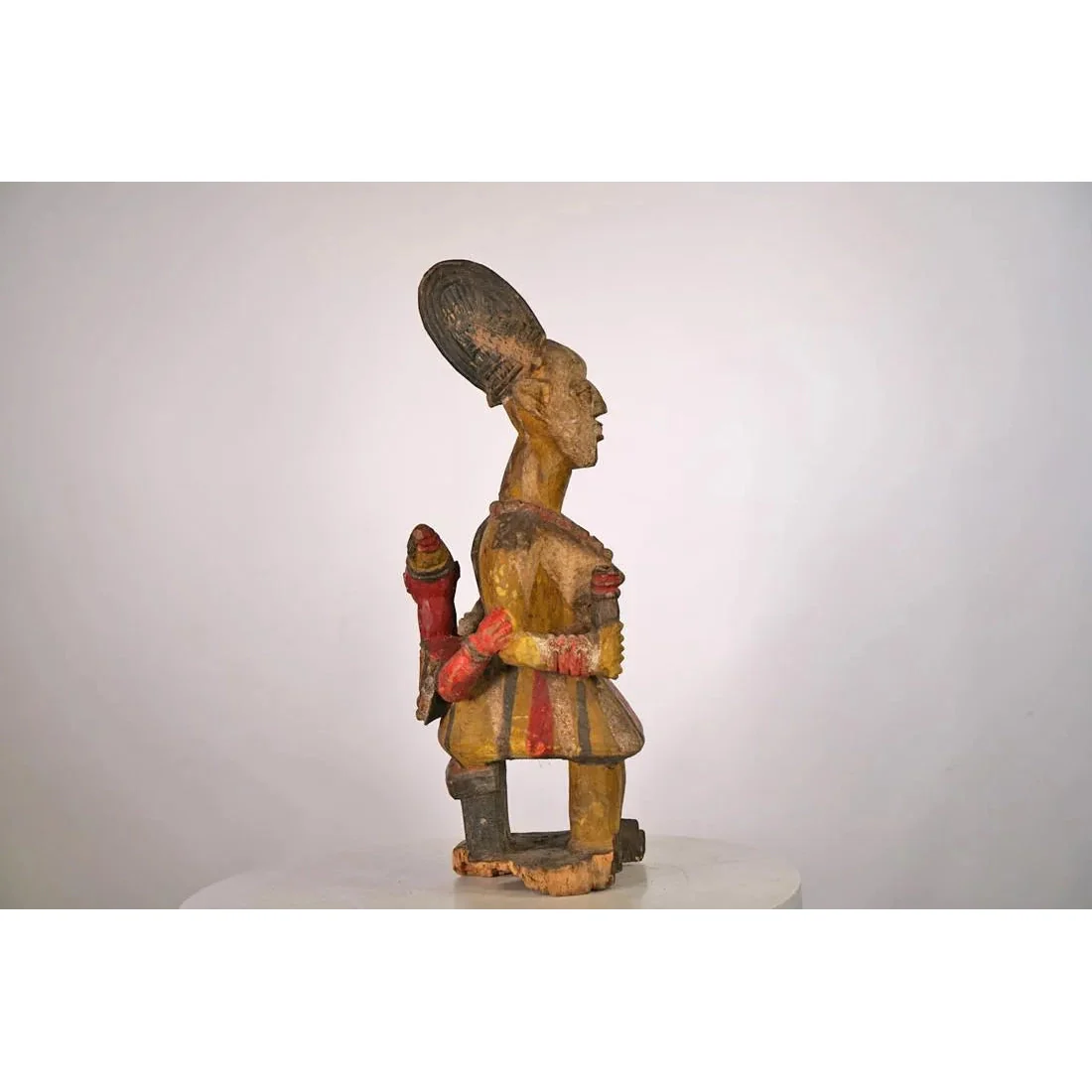Yoruba Maternity Figure, Nigeria #1069 - Image 4