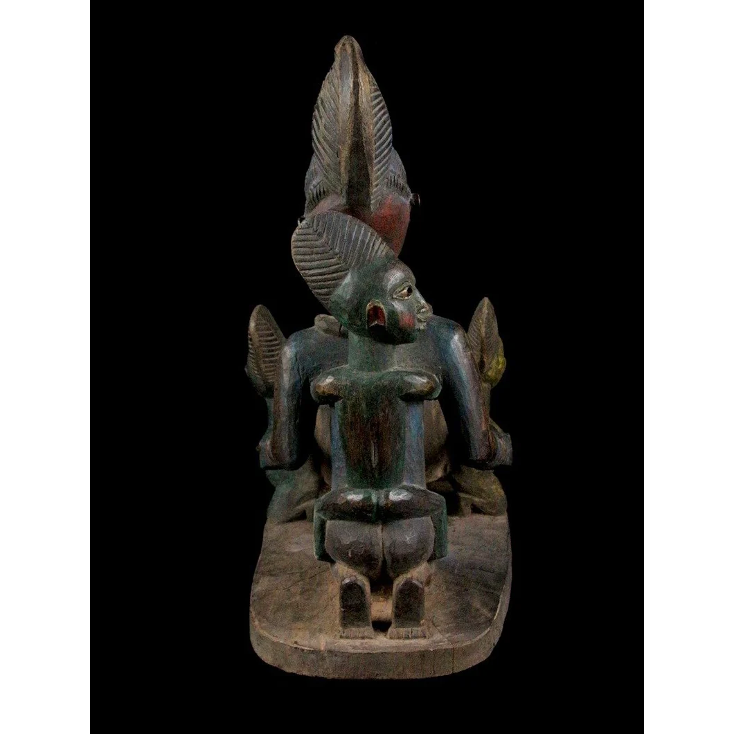 Yoruba Motherhood Statue, Nigeria #1130 - Image 5