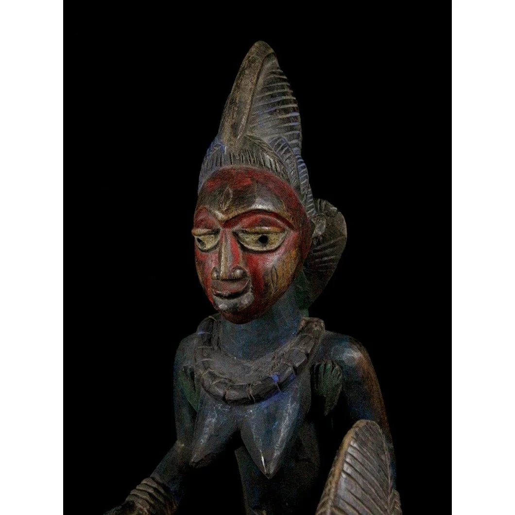 Yoruba Motherhood Statue, Nigeria #1130 - Image 8
