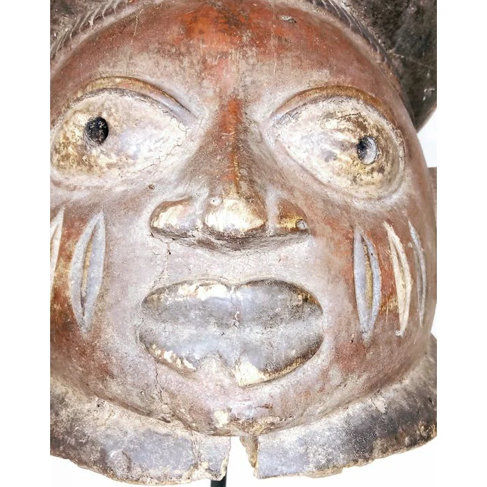 Yoruba Pythons with Warthog Parable Gelede Mask, Nigeria # - Image 6