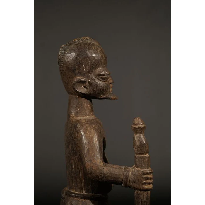 Yoruba Male Elder Figure, Nigeria #284 - Image 10
