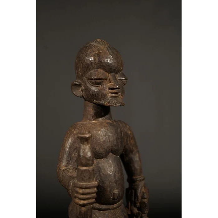 Yoruba Male Elder Figure, Nigeria #284 - Image 11