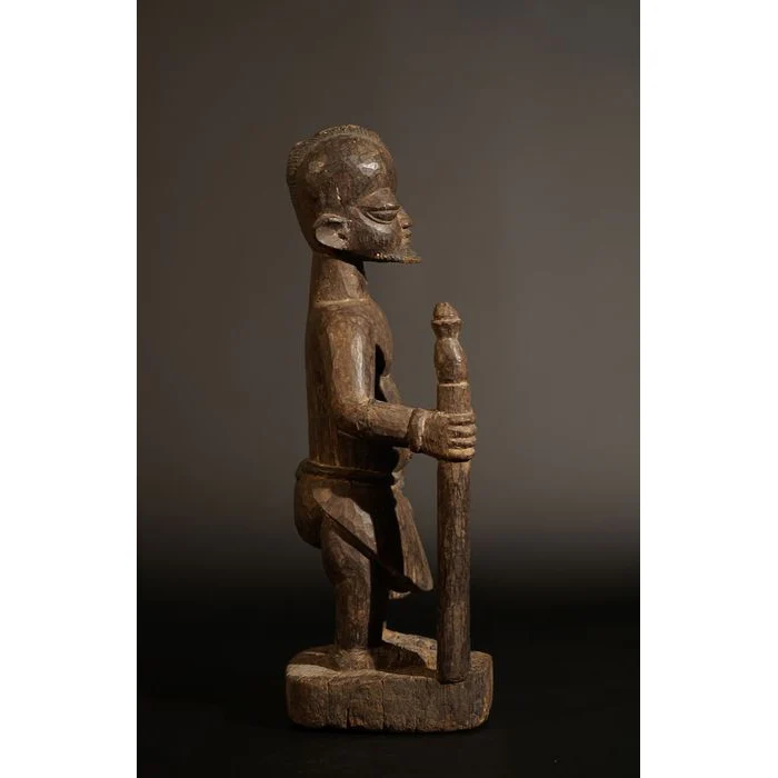 Yoruba Male Elder Figure, Nigeria #284 - Image 4
