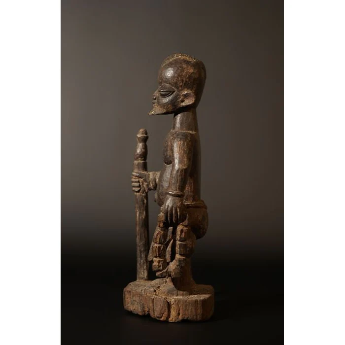 Yoruba Male Elder Figure, Nigeria #284 - Image 5