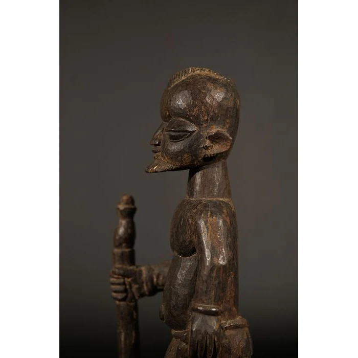 Yoruba Male Elder Figure, Nigeria #284 - Image 7