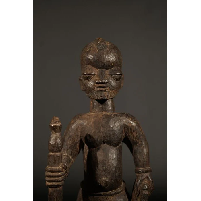 Yoruba Male Elder Figure, Nigeria #284 - Image 9