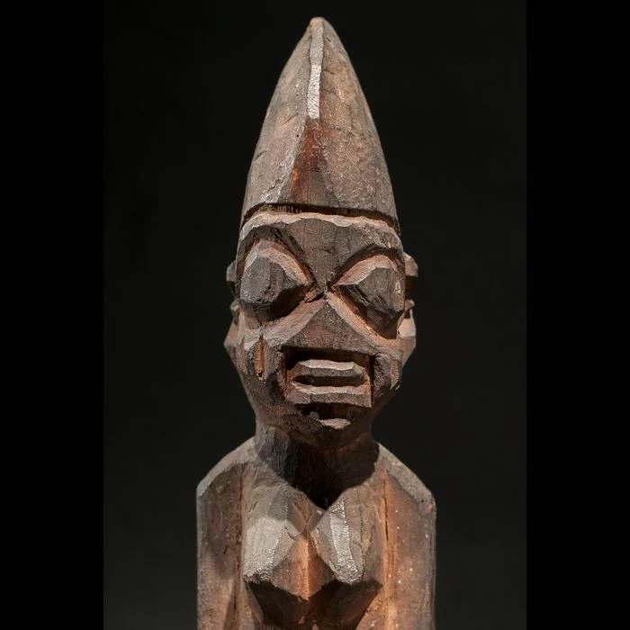 Yoruba Shango Ceremonial Staff PAIR, Nigeria #649 - Image 11