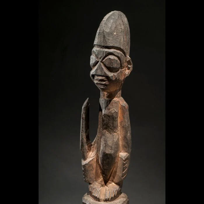 Yoruba Shango Ceremonial Staff PAIR, Nigeria #649 - Image 8