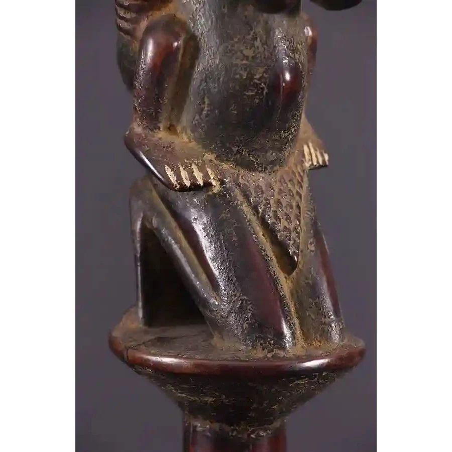Yoruba Maternity Shango Sceptre, Nigeria #512 - Image 10