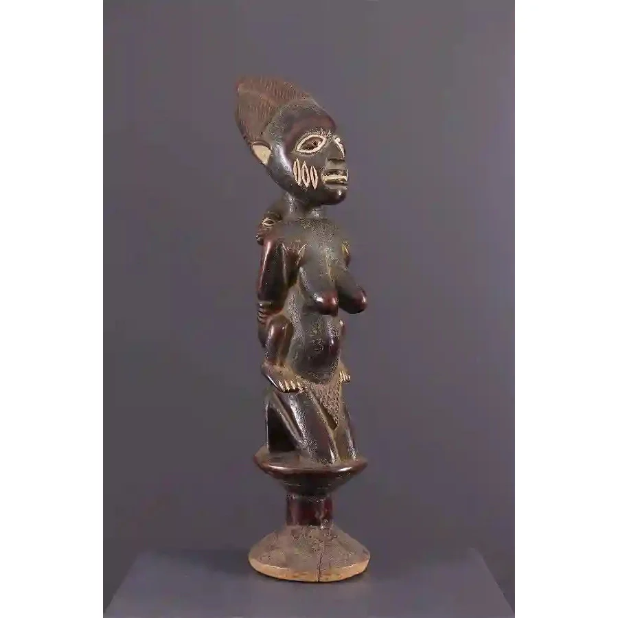 Yoruba Maternity Shango Sceptre, Nigeria #512 - Image 3