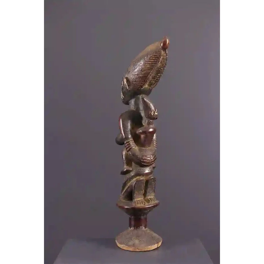 Yoruba Maternity Shango Sceptre, Nigeria #512 - Image 4