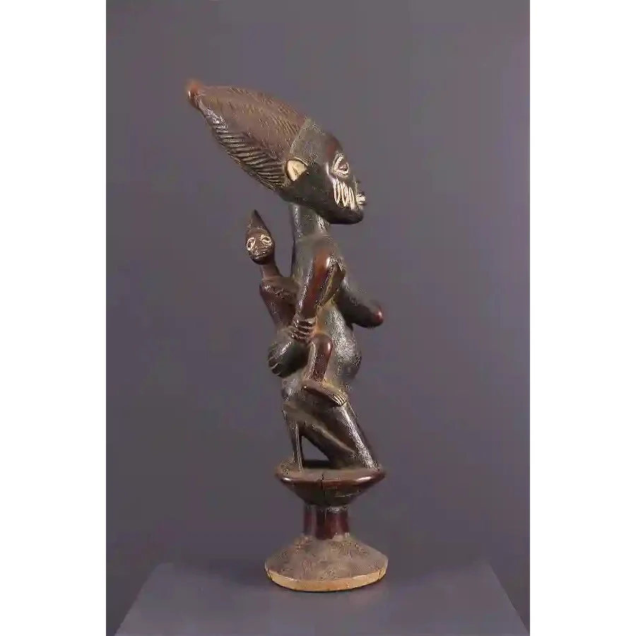 Yoruba Maternity Shango Sceptre, Nigeria #512 - Image 6