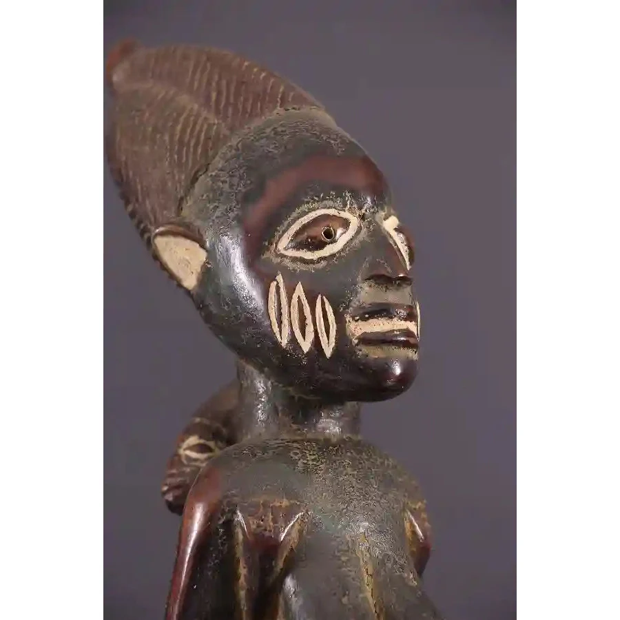 Yoruba Maternity Shango Sceptre, Nigeria #512 - Image 7