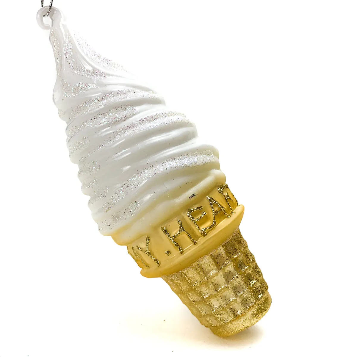 You Melt My Heart Ice Cream Cone Ornament - Image 2