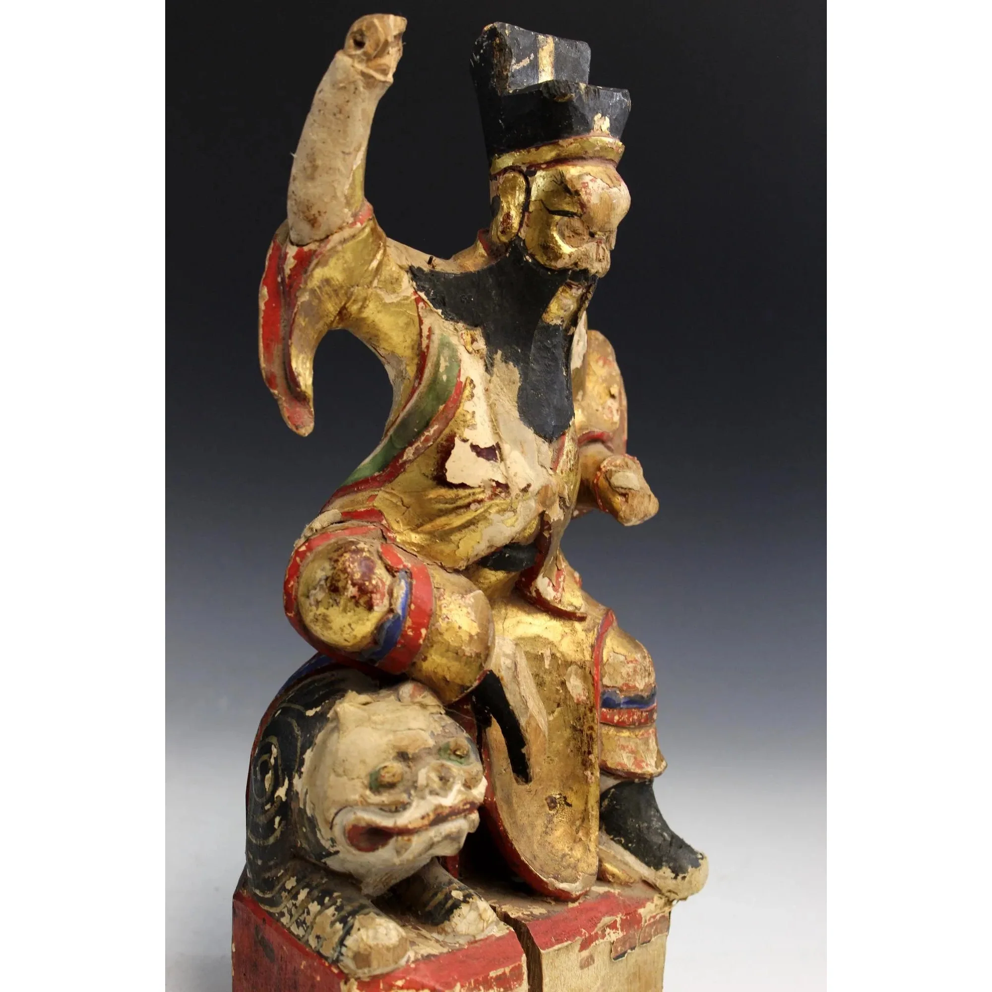 Zhongkui Wooden Statue, China - Image 2