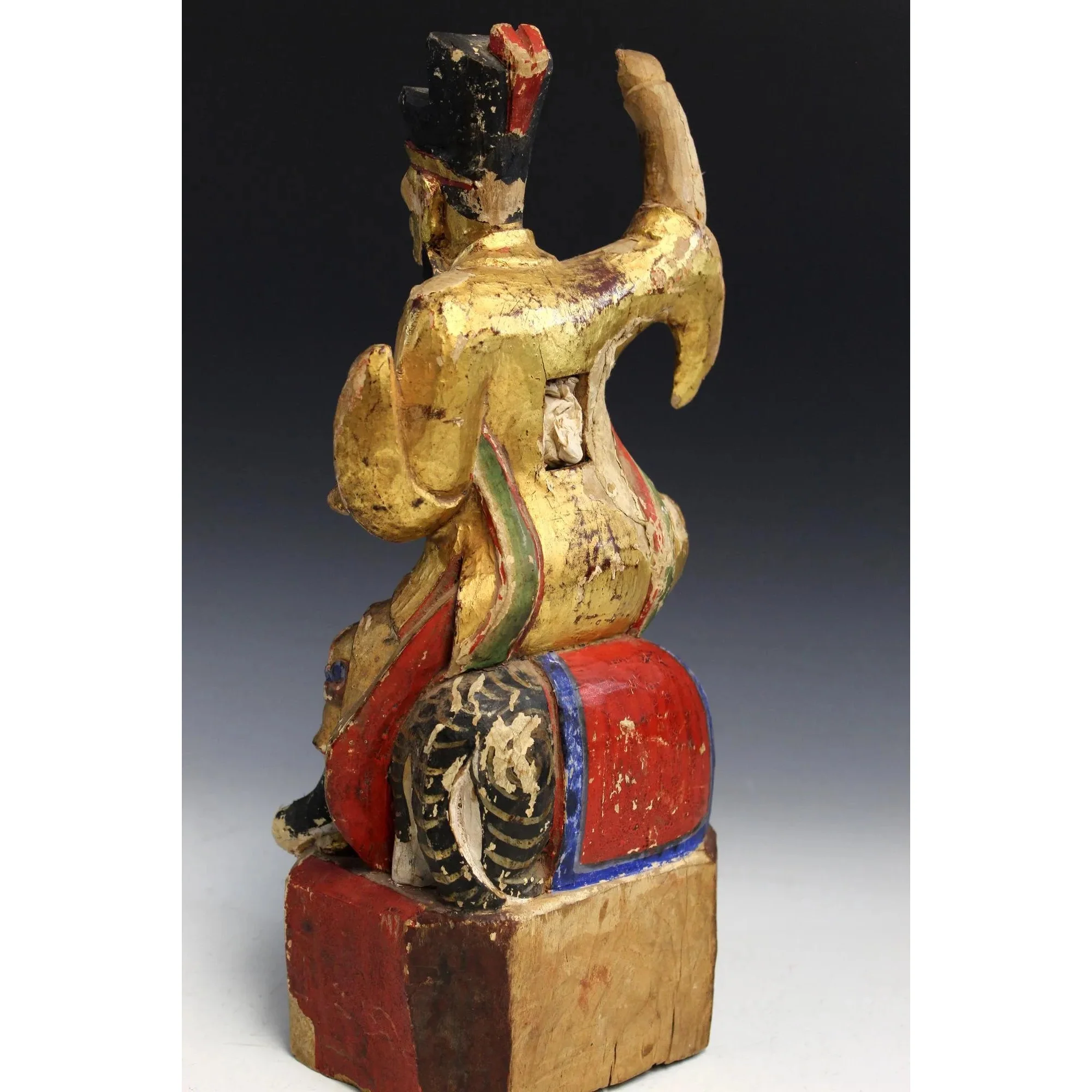Zhongkui Wooden Statue, China - Image 3