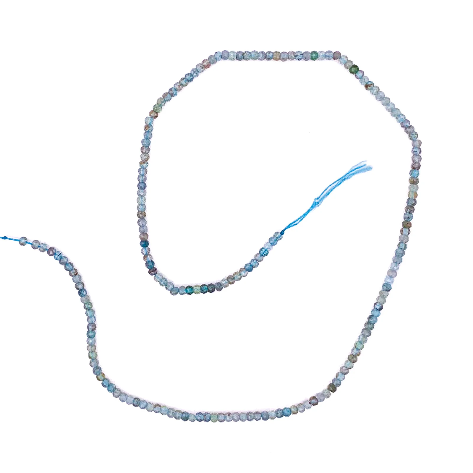 Zircon Sri Lanka 3mm Faceted Rounds Bead Strand - Image 2