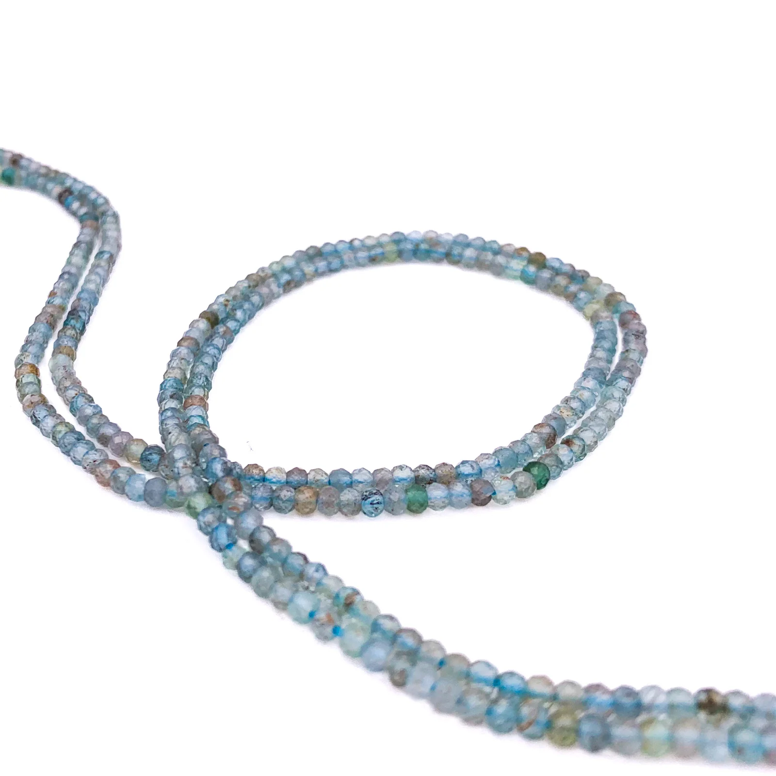 Zircon Sri Lanka 3mm Faceted Rounds Bead Strand - Image 5