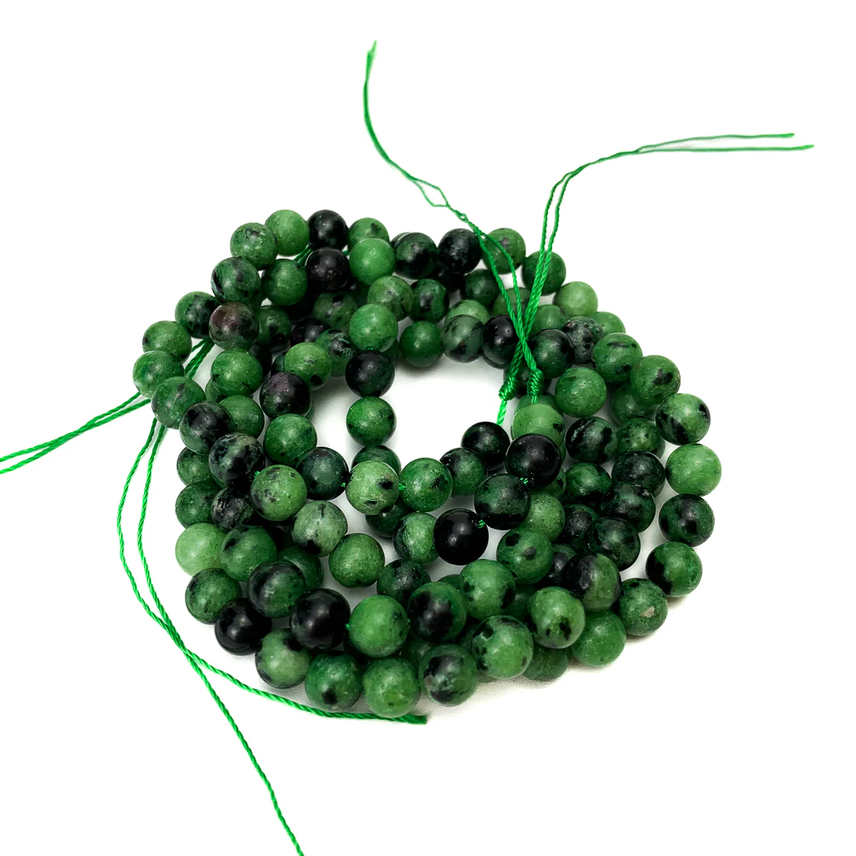 Zoisite 6mm Smooth Rounds Strand - Image 3